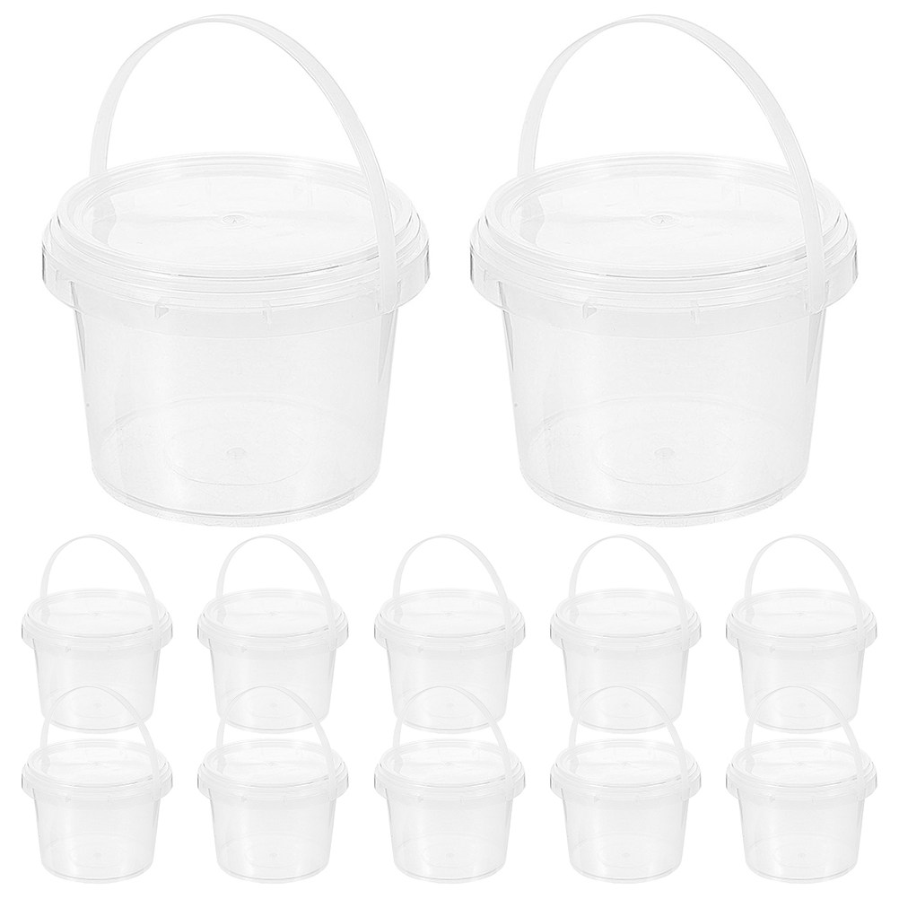 Homemade Food Snacks - Mini cubos de almacenamiento transparentes de