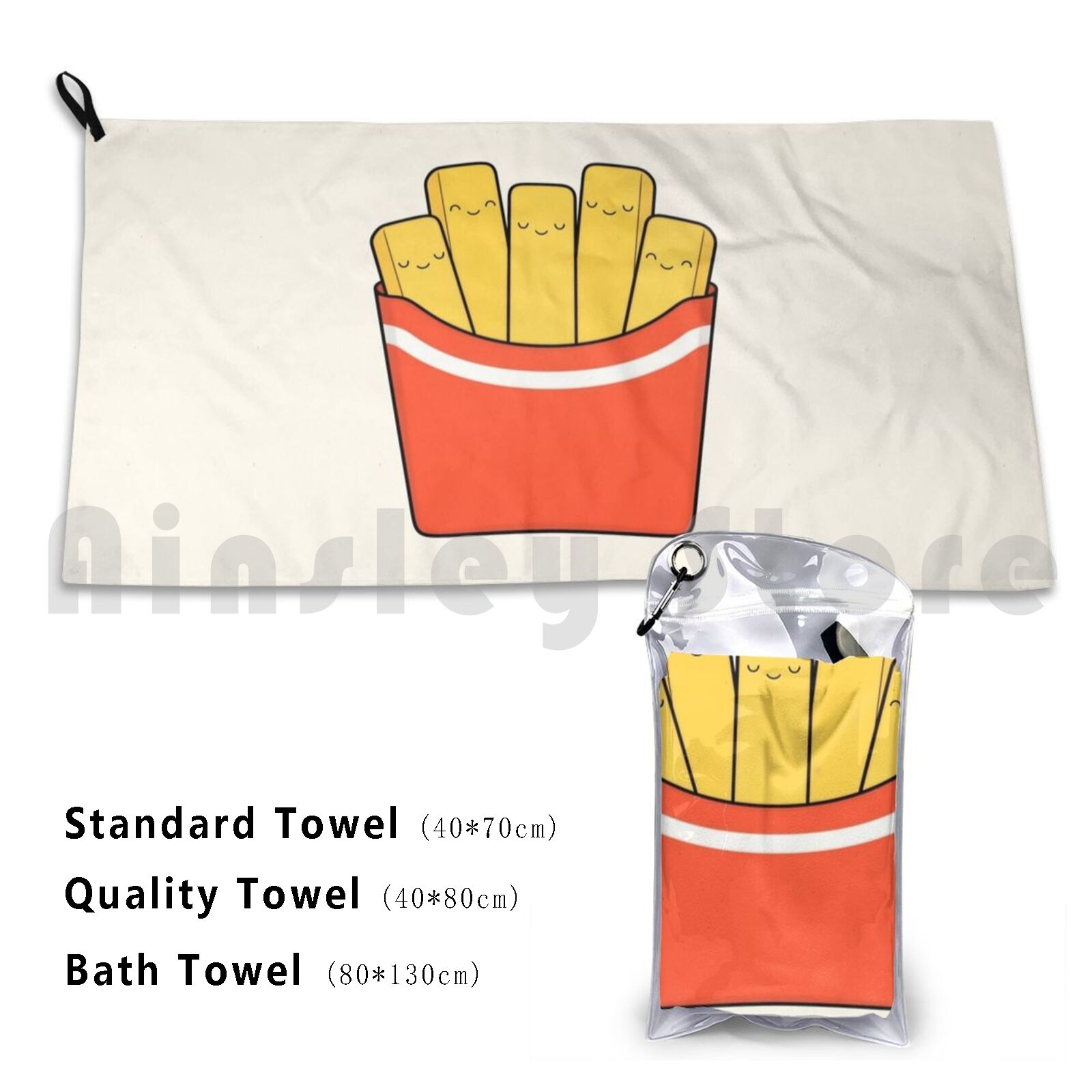Yummy Food Snacks - La mejor toalla de baño para
