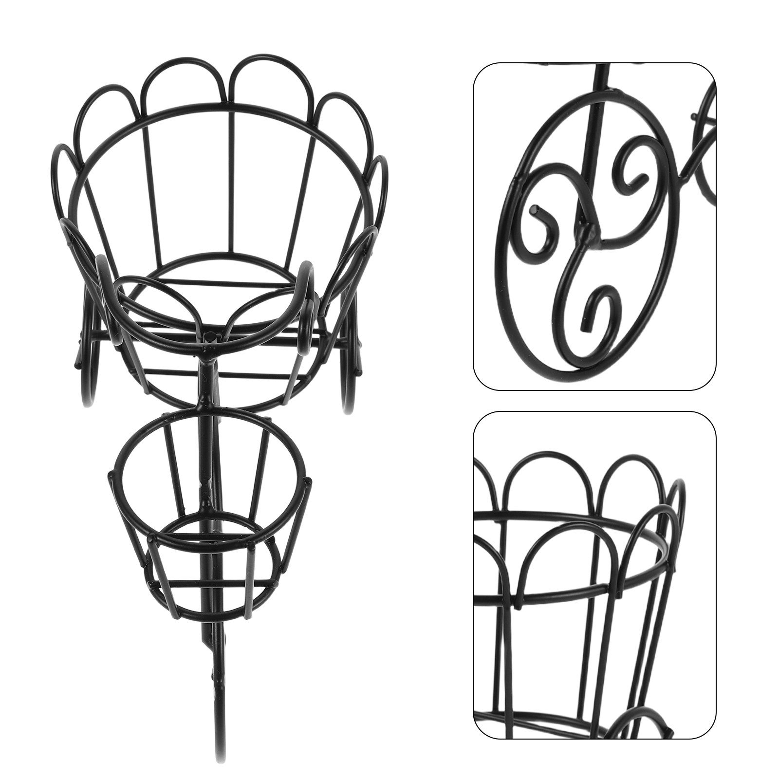 Food Snacks With Iron - Cesta de metal creativa para papas