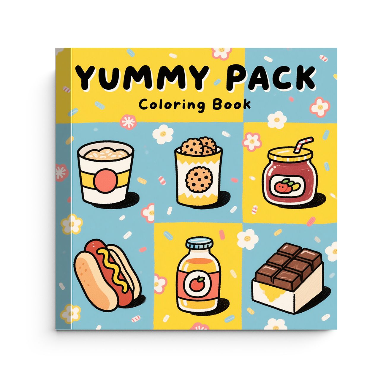 Libro para colorear Yummy Pack - Yummy Food Snacks reseña y precio