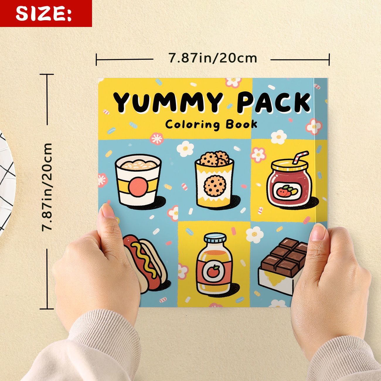 Libro para colorear Yummy Pack - Yummy Food Snacks reseña y precio