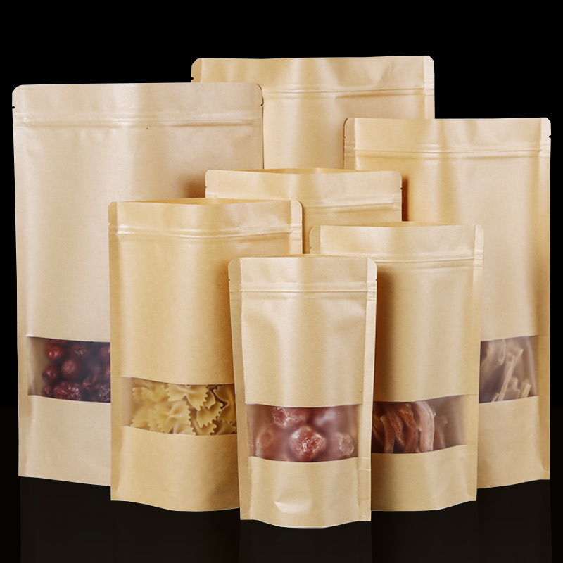 100 Uds. Bolsa de papel de emb - Food Snacks Packets reseña y precio