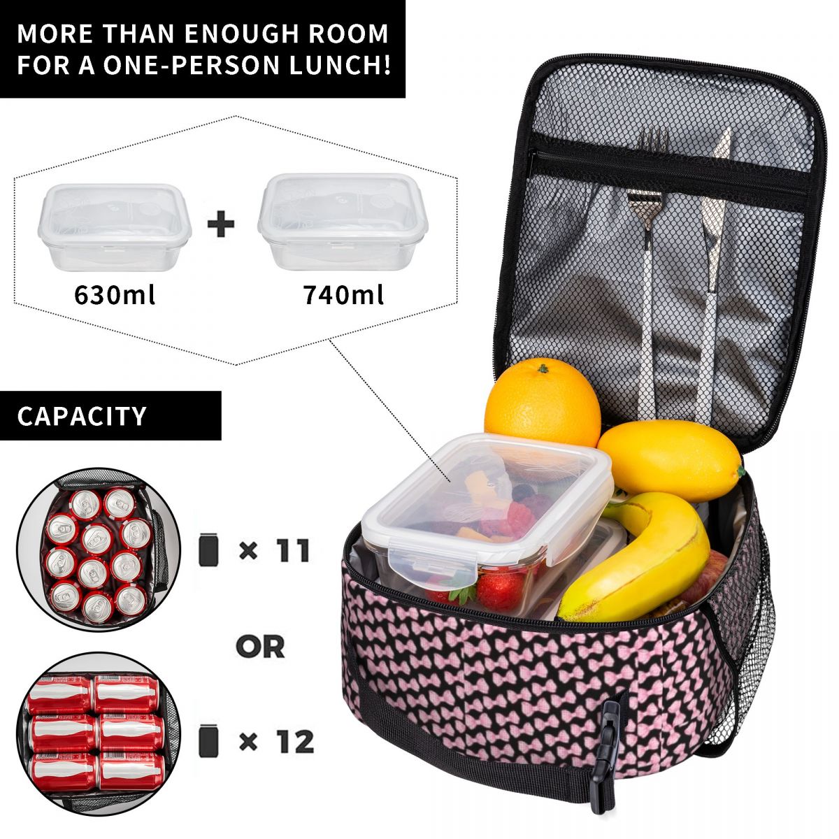 Bolsa Térmica para Comida, Est - Food Snacks For Hiking reseña y precio
