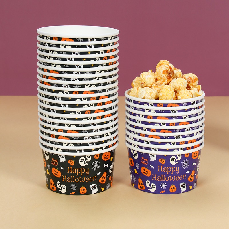 10/30/50 Uds. Tazones de papel - Food Halloween Snacks reseña y precio