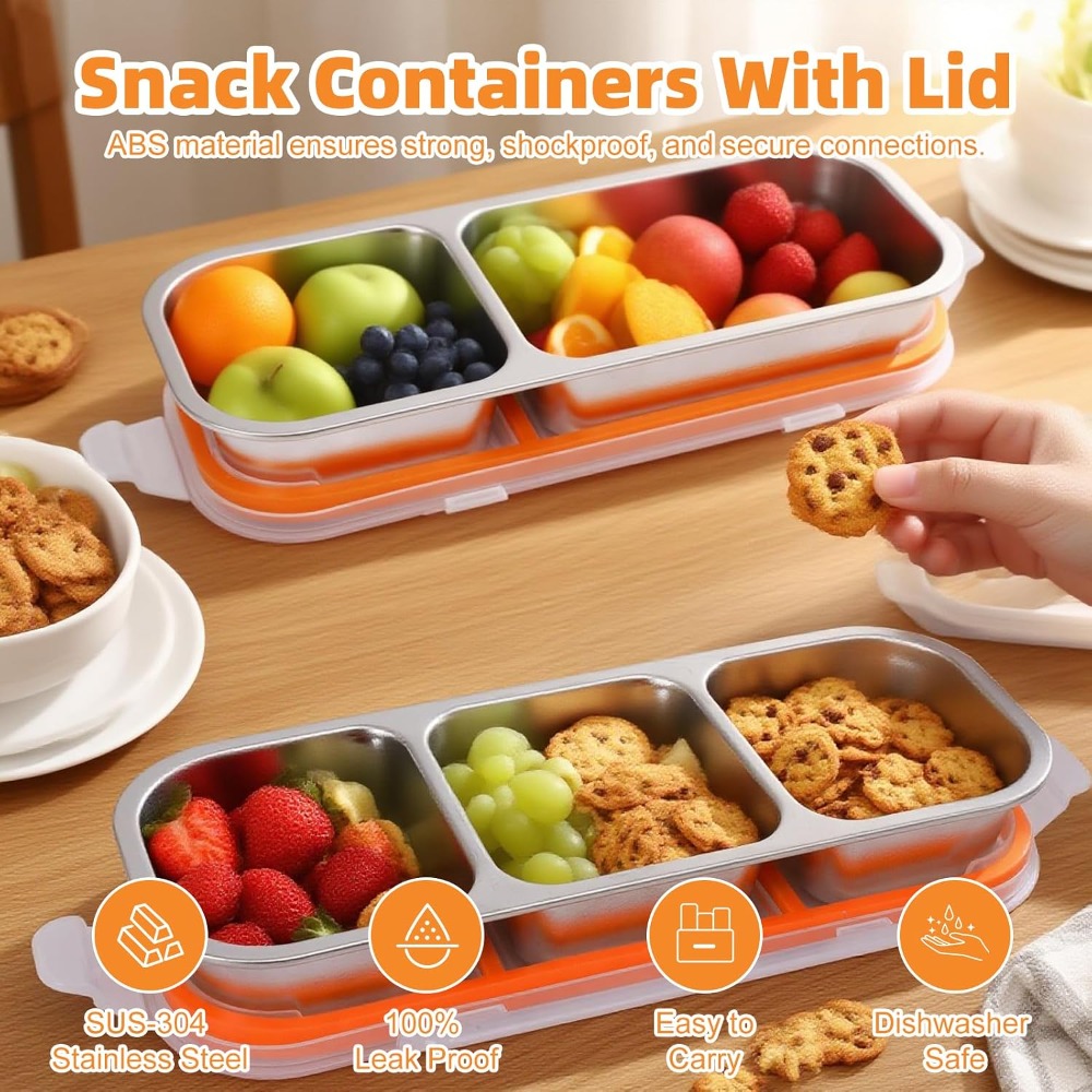 Recipientes para refrigerios d - Food Snacks For Hiking reseña y precio