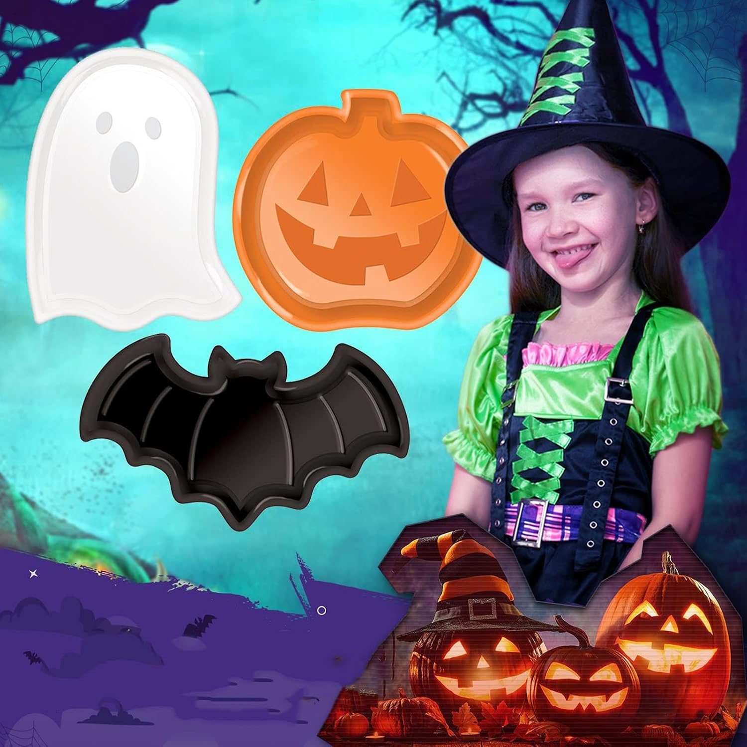 Platos de Servir con Formas Li - Food Halloween Snacks reseña y precio