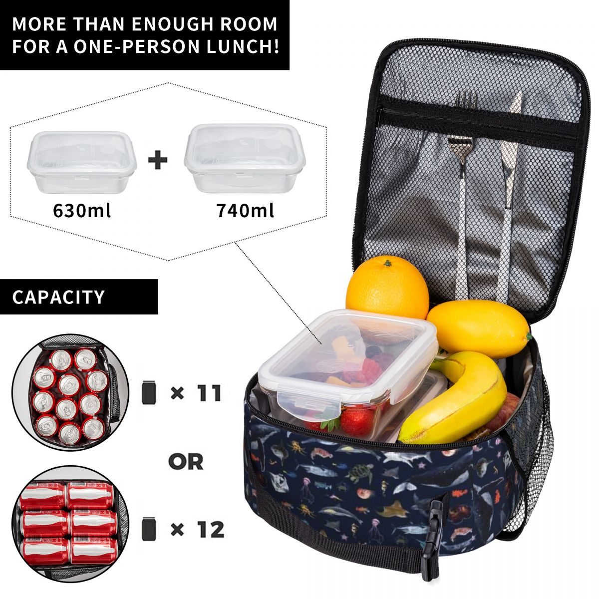 Bolsa Térmica para Alimentos c - Food Snacks For Hiking reseña y precio