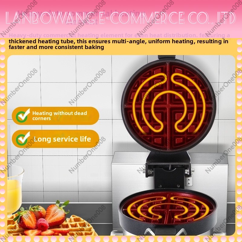 Plancha Giratoria para Waffles - Food Snacks With Iron reseña y precio