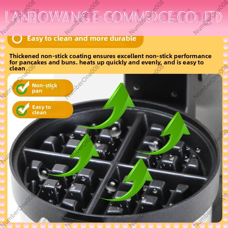 Plancha Giratoria para Waffles - Food Snacks With Iron reseña y precio