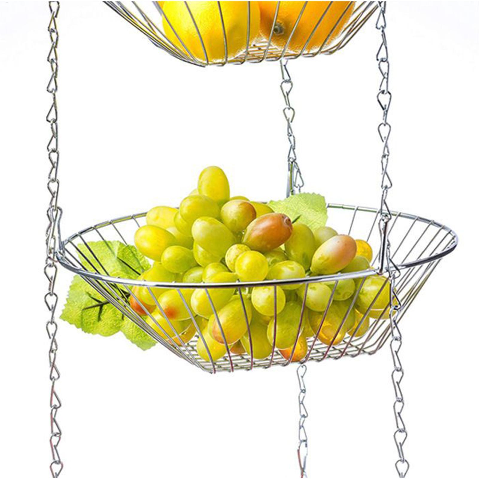 Cesta de frutas de 3 niveles,  - Food Snacks With Iron reseña y precio