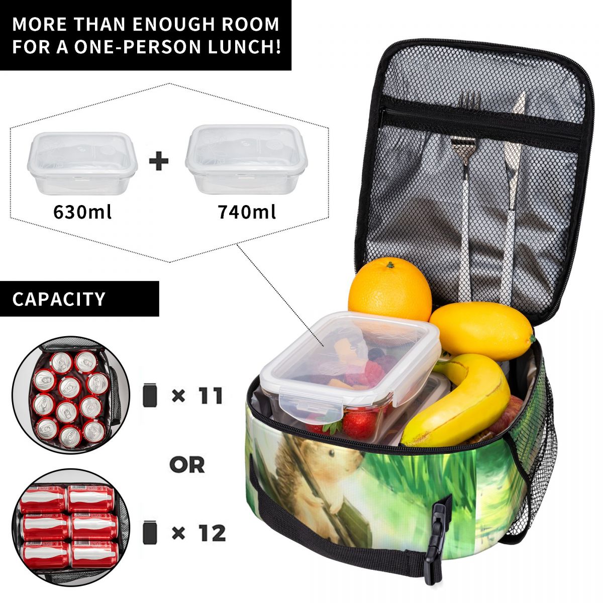 Bolsa térmica para preparación - Food Snacks For Hiking reseña y precio